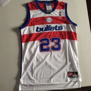 Men’s Nike Washington Bullets, Jordan NBA Jersey